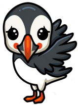 Croeso Cottages Pembrokeshire Puffin icon