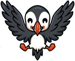 Croeso, the Pembrokeshire Puffin!
